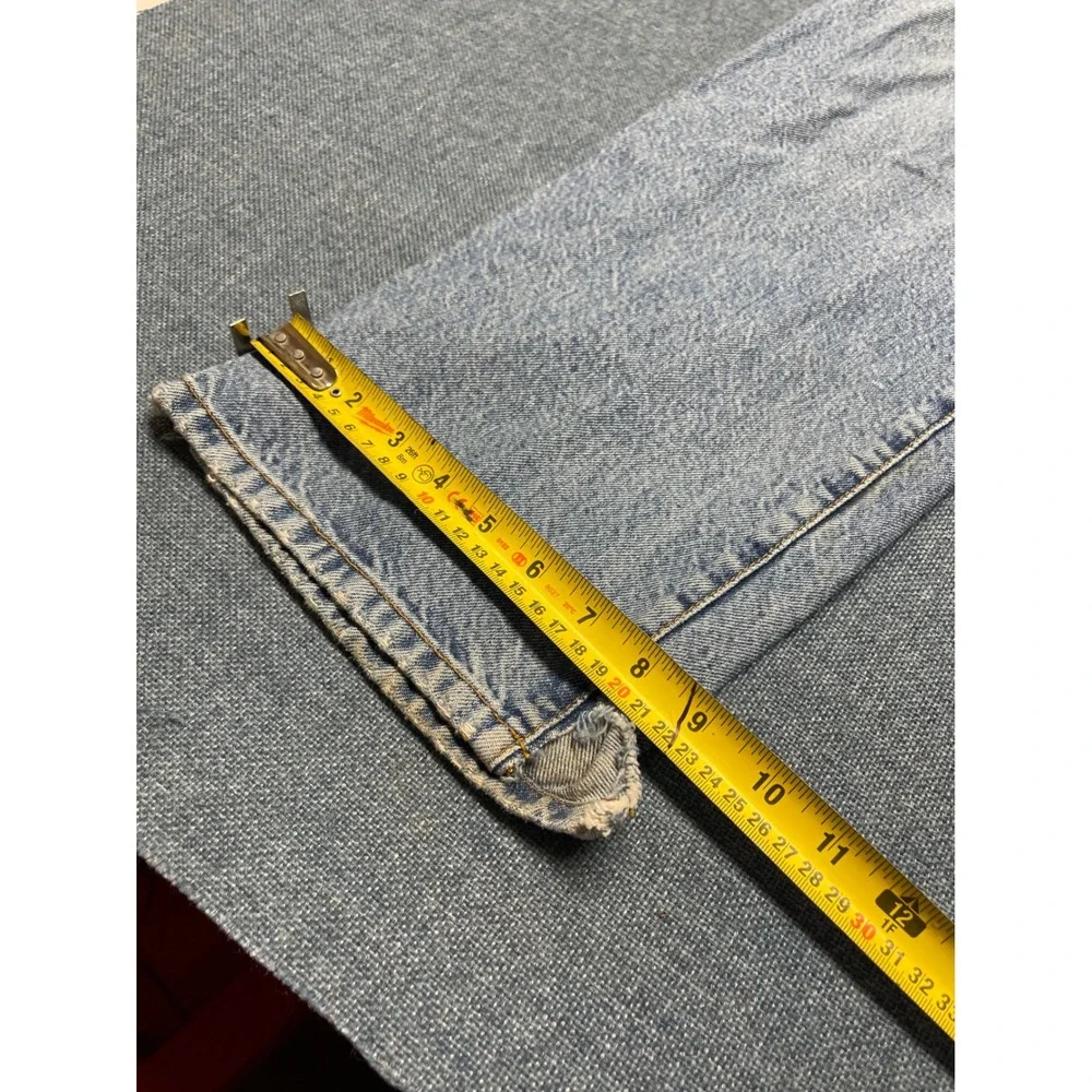 Lucky Brand Dungarees Vintage Mens 36 Jeans Light Wash Straight Leg USA Made
